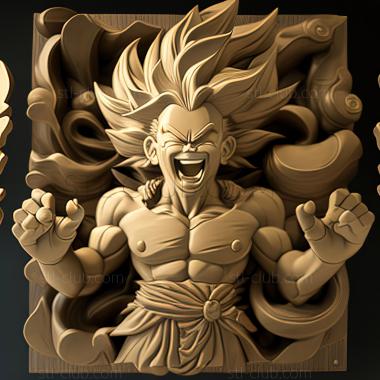 3D model Dragon Pearl Super Broly anime (STL)